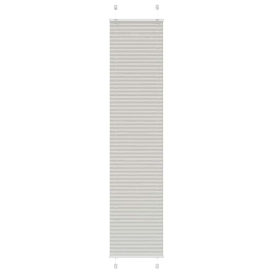 pliszírozott redőny világosszürke 40x200 cm szövetszélesség