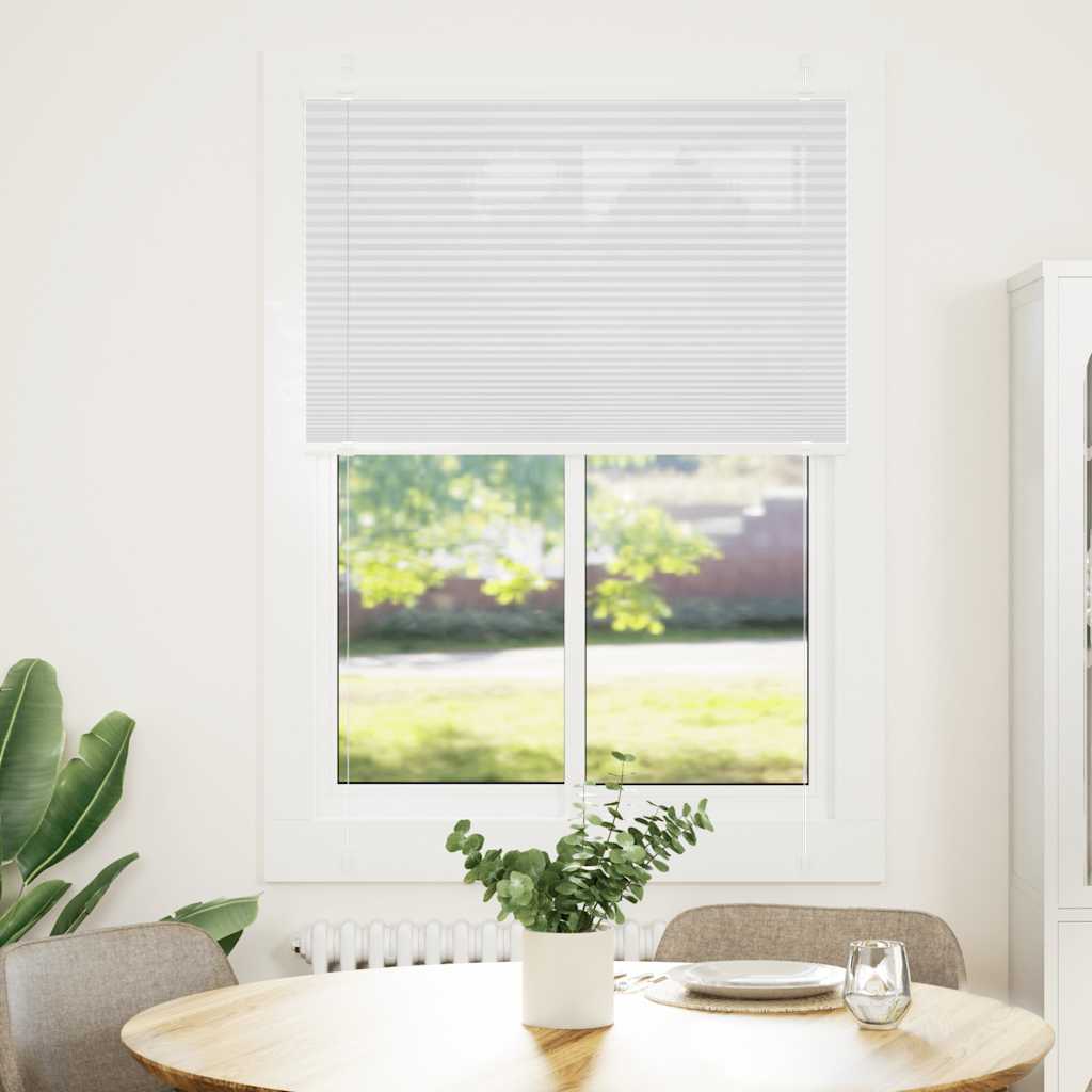 pliszírozott redőny Fehér 95x150 cm szövetszélesség 94,4 cm