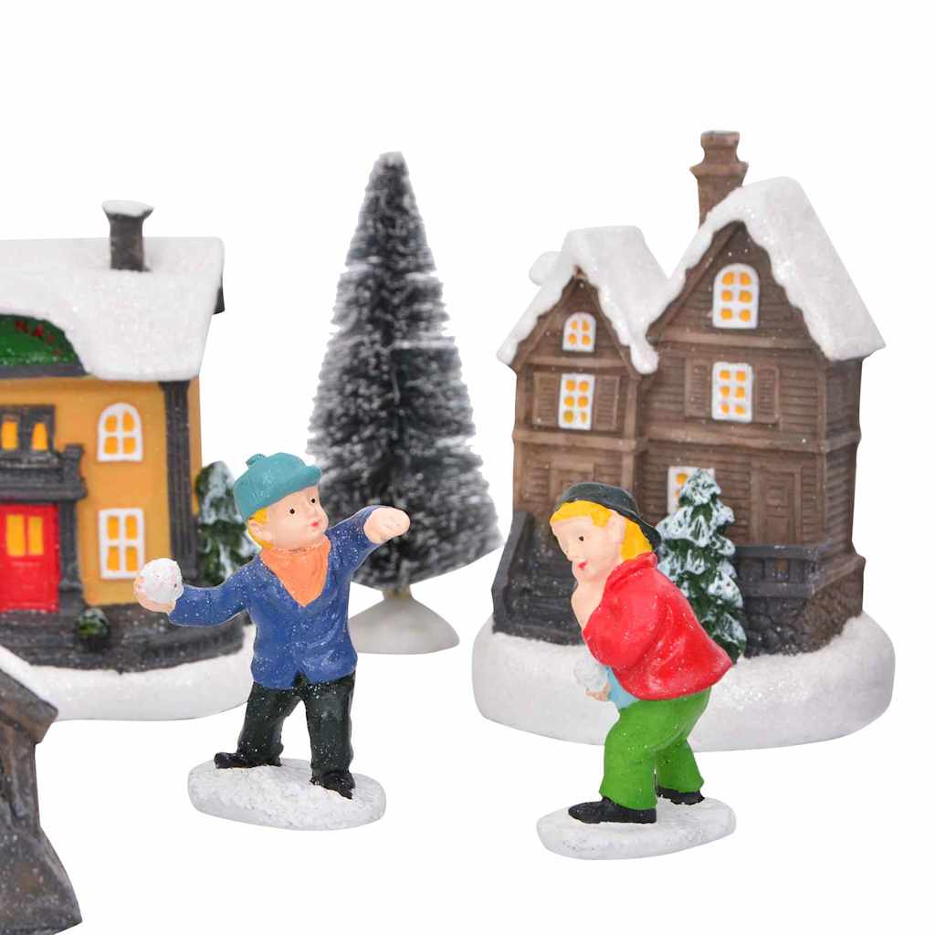 Karácsonyi Asztaldísz Sokszínű Gyanta