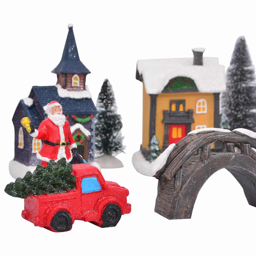 Karácsonyi Asztaldísz Sokszínű Gyanta