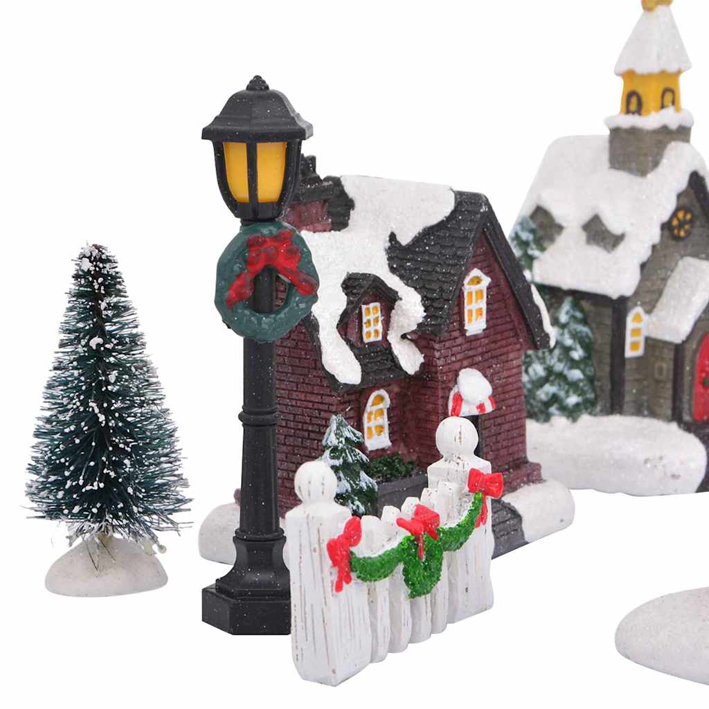 Karácsonyi Asztaldísz Sokszínű Gyanta