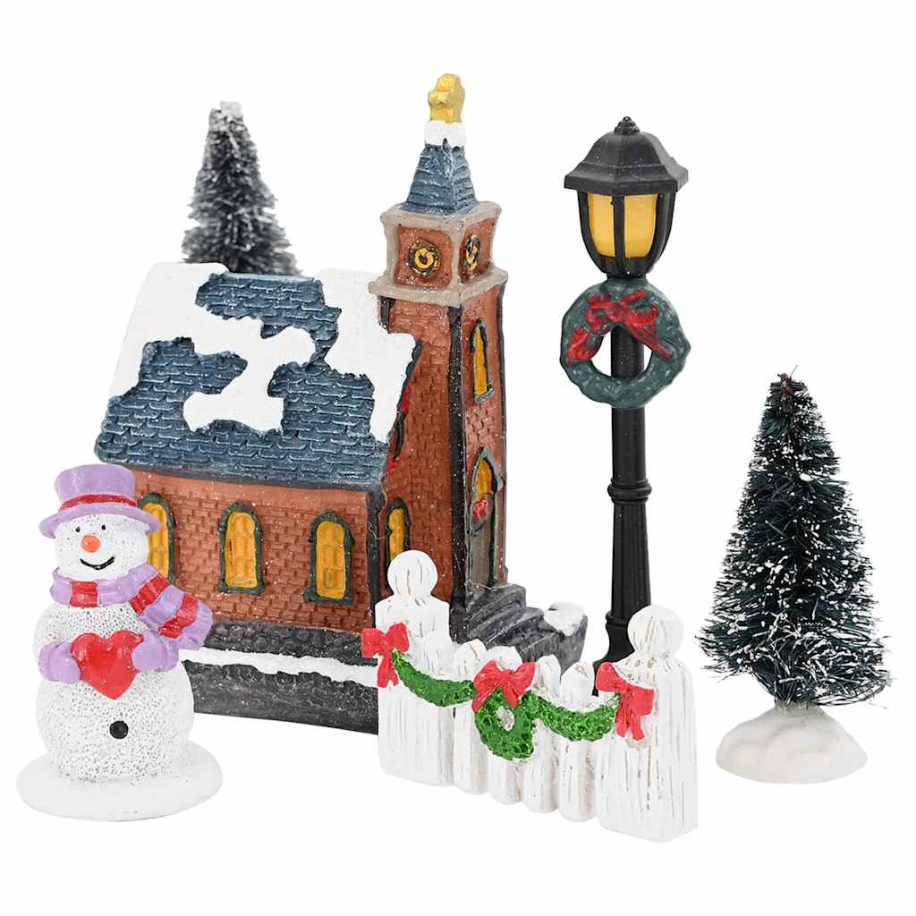 Karácsonyi Asztaldísz Sokszínű Gyanta