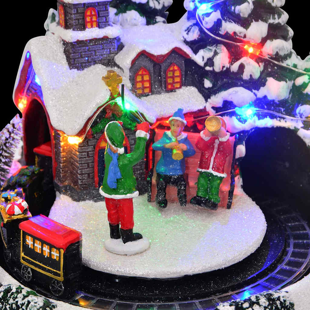 Karácsonyi Asztali Dísz Sokszínű 16 x 16 x 19 cm Gyanta