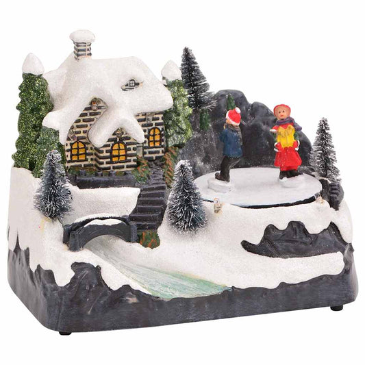 Karácsonyi Asztali Dísz Sokszínű 16 x 11.5 x 13 cm Műanyag