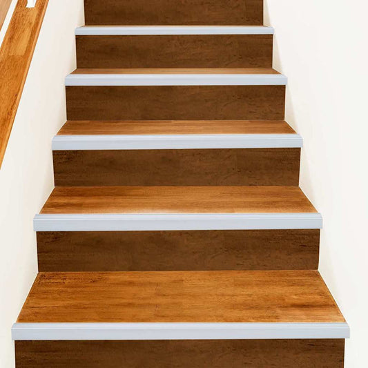 Lépcsőélvédők 30 pcs Ezüst 67 cm Alumínium