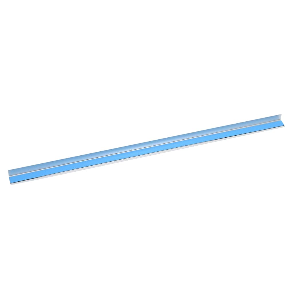 Lépcsőélvédők 30 pcs Ezüst 67 cm Alumínium