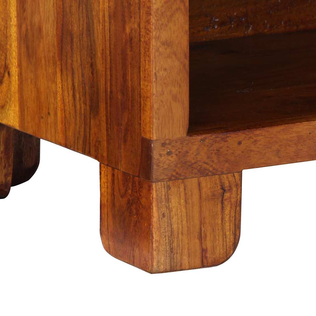 Cipőpad Sokszínű 100 x 35 x 45 cm tömör akácfa