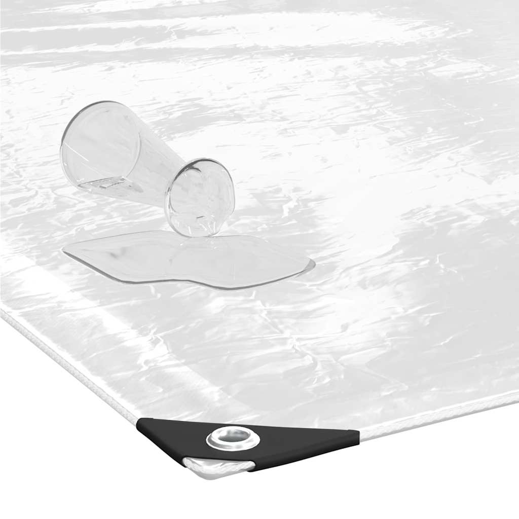 átlátszó ponyva lyukasztóval 1x12 m PVC