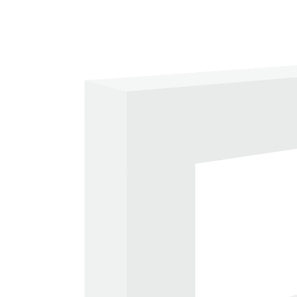 fehér szerelt fa kandallóburkolat 81 x 18 x 82 cm