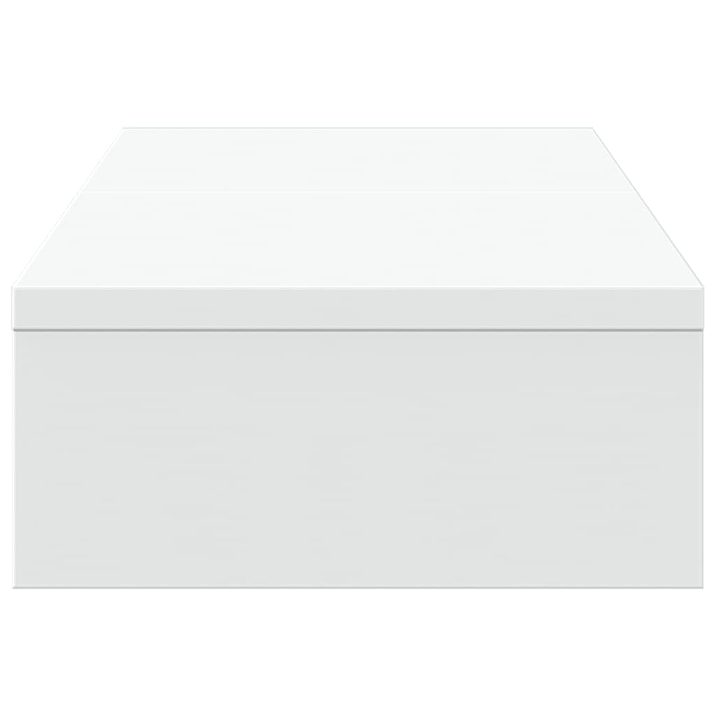 fehér szerelt fa állítható monitorállvány 60 x 24 x 10,5 cm