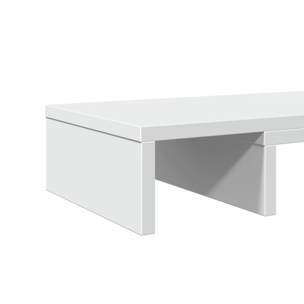 fehér szerelt fa állítható monitorállvány 60 x 24 x 10,5 cm