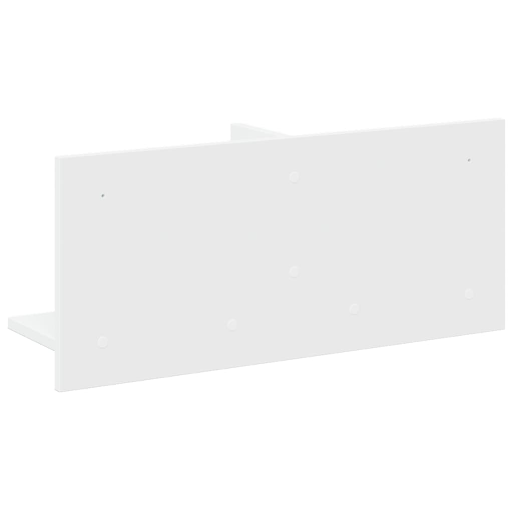 fehér szerelt fa faliszekrény 70 x 16,5 x 30 cm