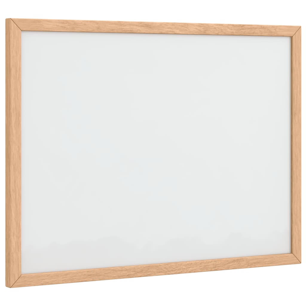mágneses tábla tömör fenyőfa kerettel 40x30 cm
