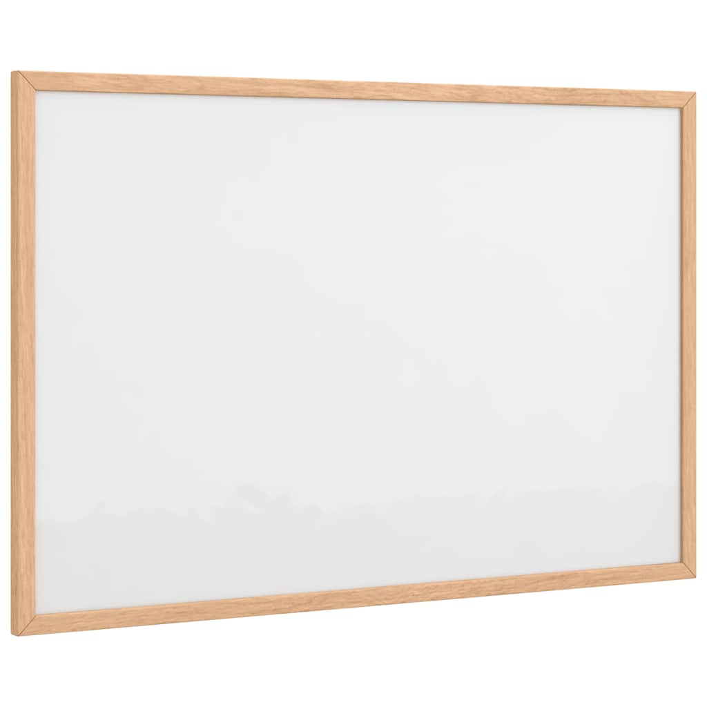 mágneses fehértábla tömör fenyőfa kerettel 60x40 cm