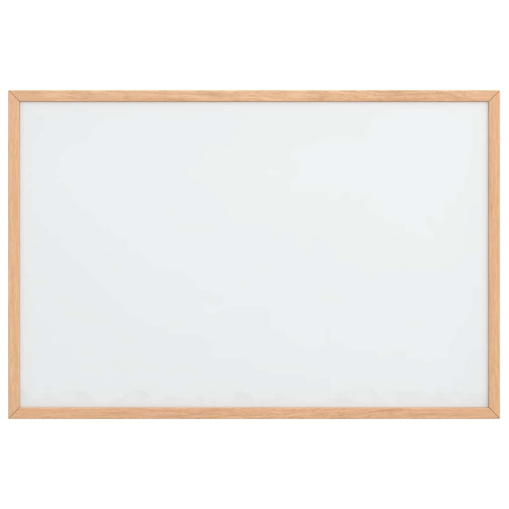 mágneses fehértábla tömör fenyőfa kerettel 60x40 cm