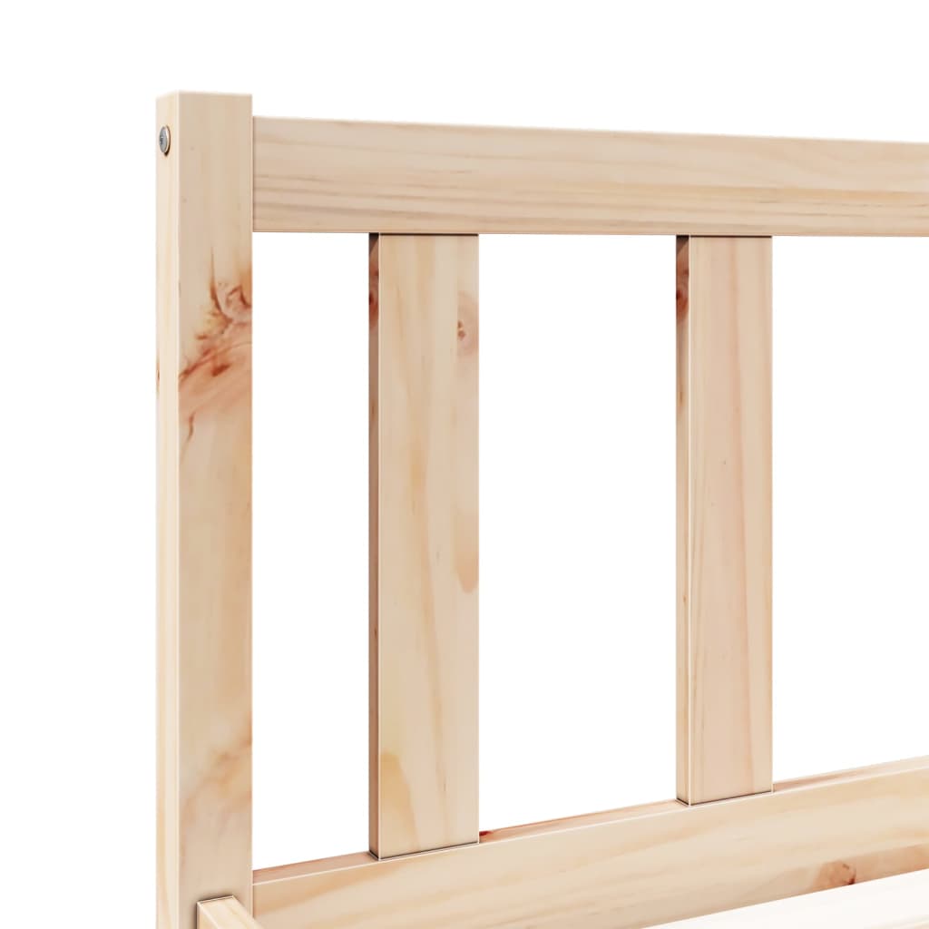 tömör fenyőfa extra hosszú ágykeret matrac nélkül 90 x 210 cm