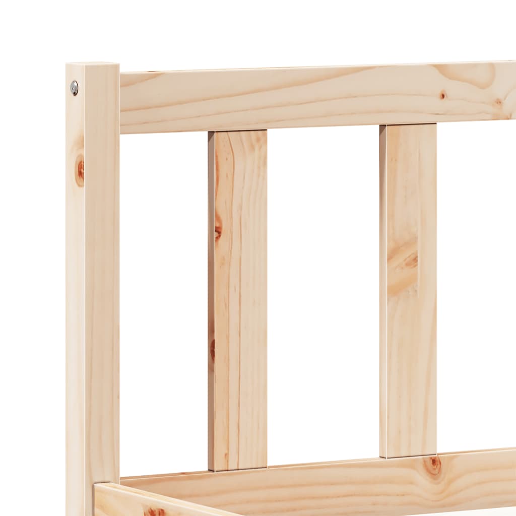 tömör fenyőfa extra hosszú ágykeret matrac nélkül 160 x 210 cm