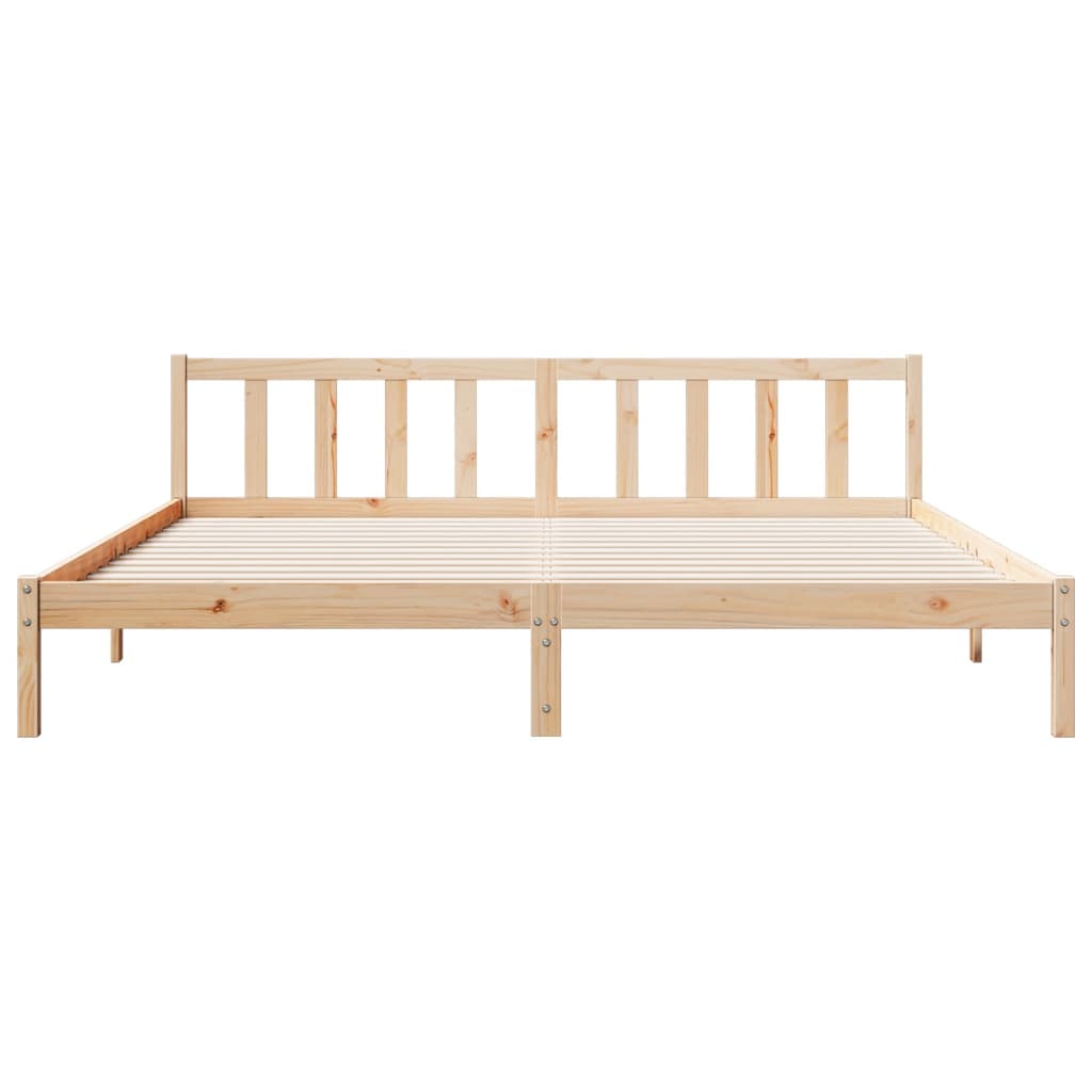 tömör fenyőfa extra hosszú ágykeret matrac nélkül 180 x 210 cm