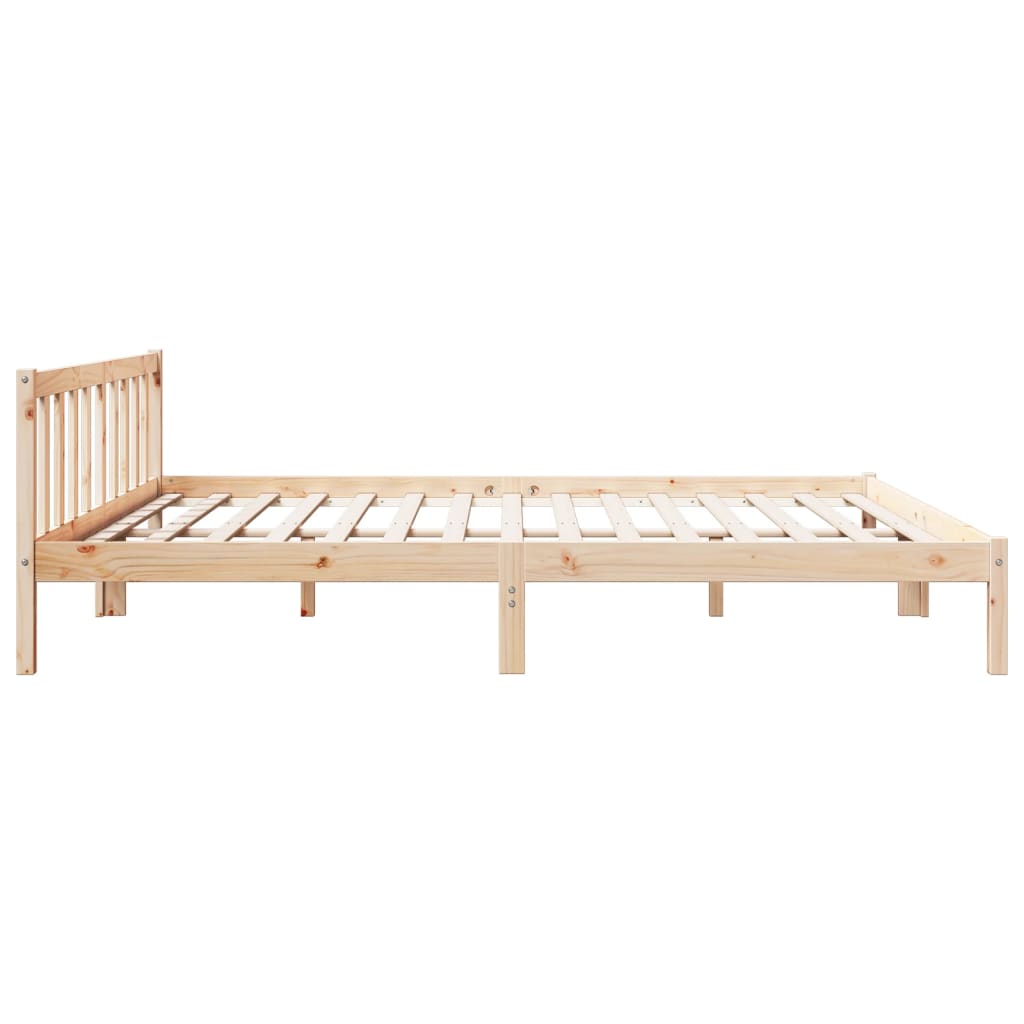 tömör fenyőfa extra hosszú ágykeret matrac nélkül 180 x 210 cm