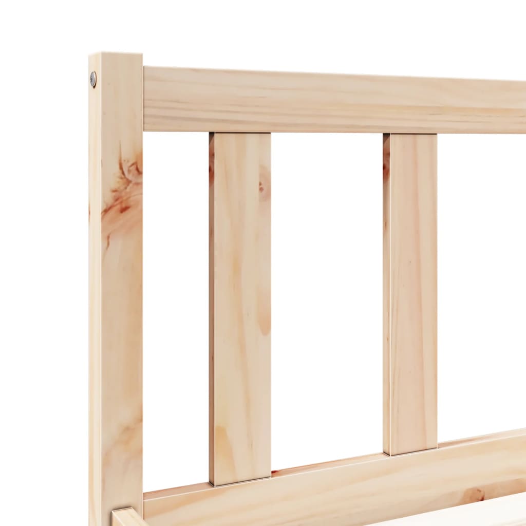 tömör fenyőfa extra hosszú ágykeret matrac nélkül 90 x 220 cm
