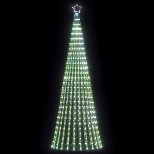 hideg fehér LED karácsonyfa 475 LED 247 cm