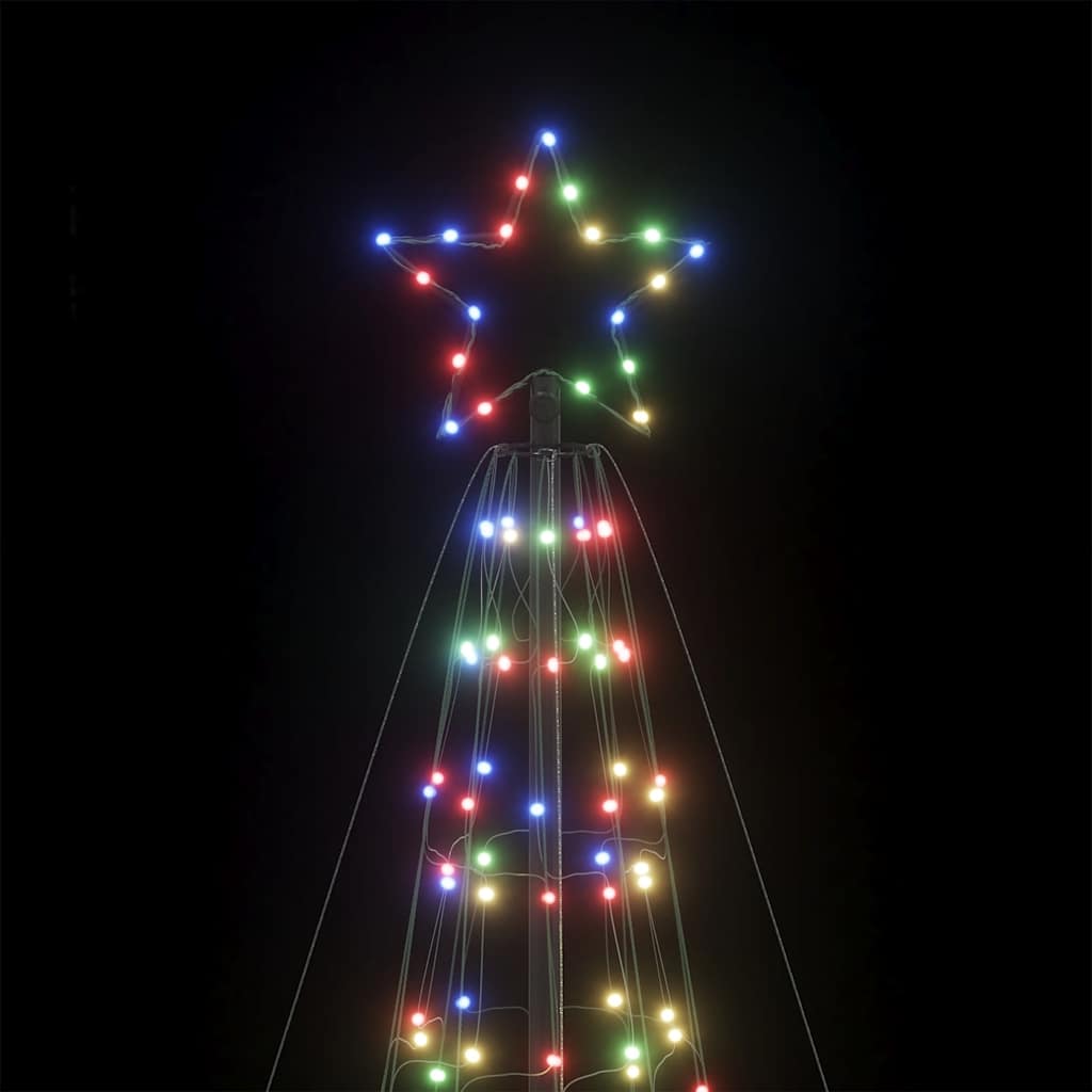színes LED karácsonyfa tüskékkel 1534 LED 500 cm