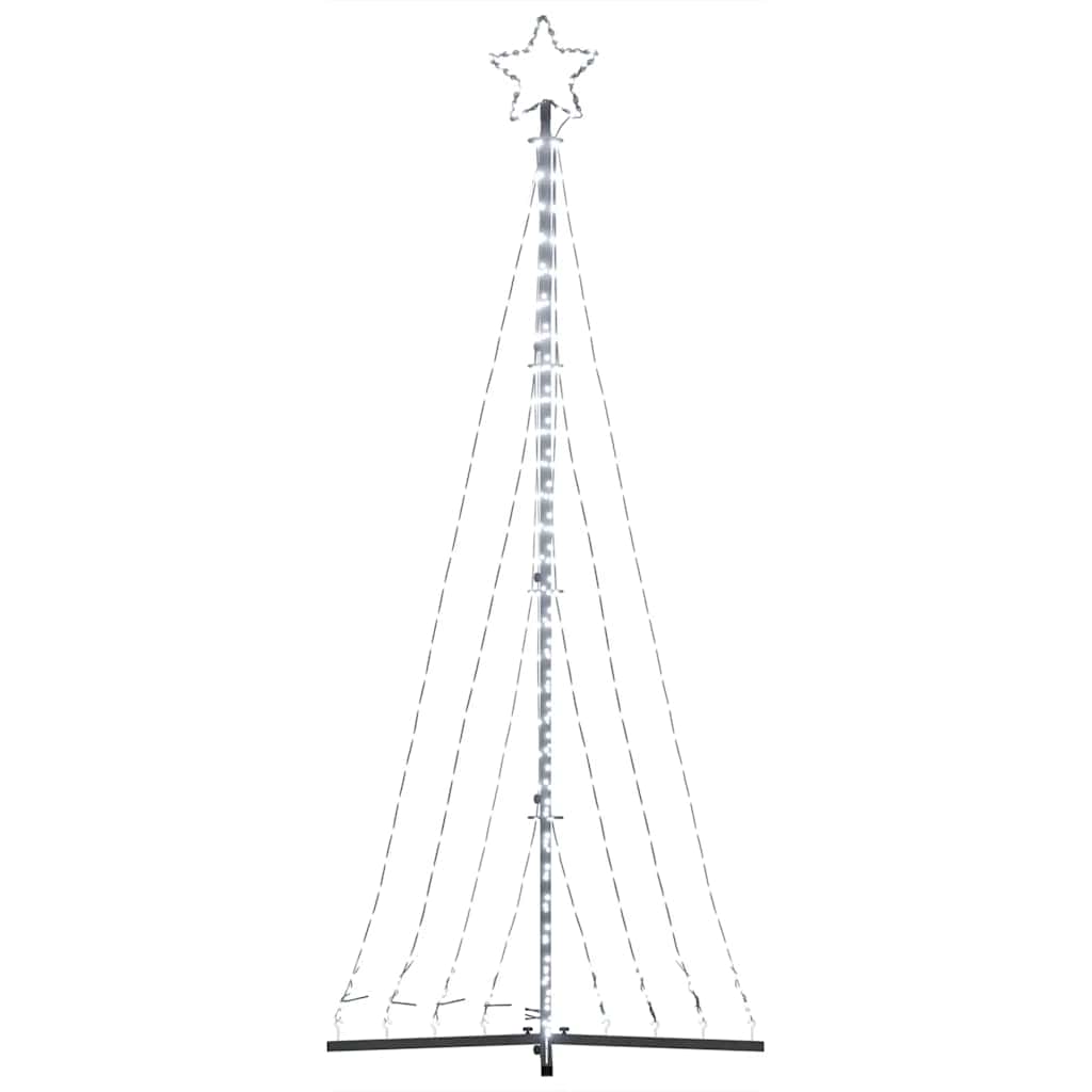 hideg fehér LED karácsonyfa 447 LED 249 cm