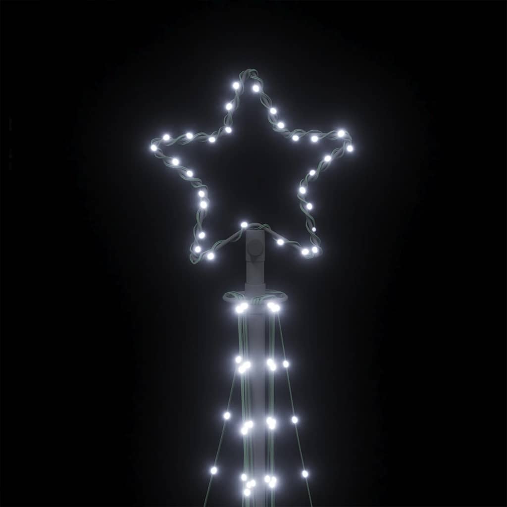 hideg fehér LED karácsonyfa 447 LED 249 cm