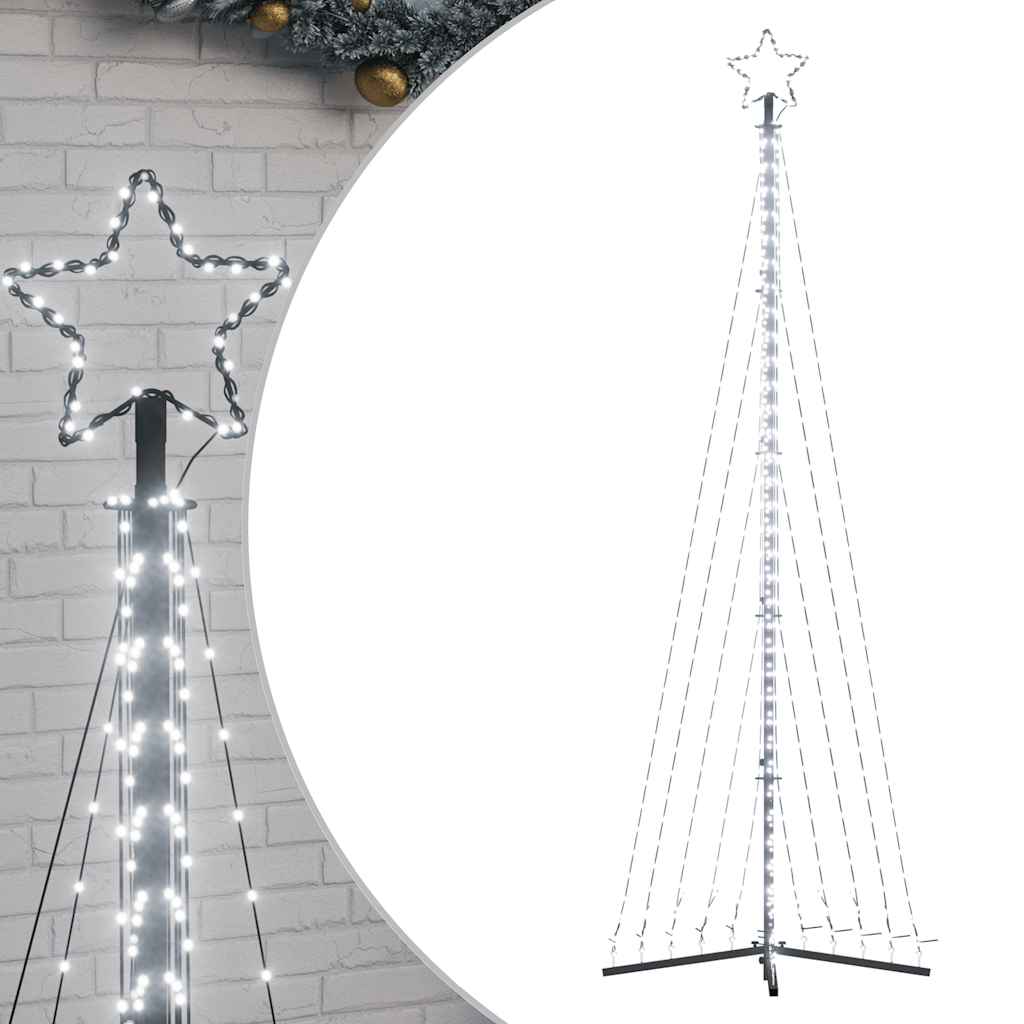 hideg fehér LED karácsonyfa 495 LED 300,5 cm