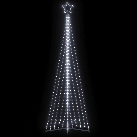 hideg fehér LED karácsonyfa 495 LED 300,5 cm