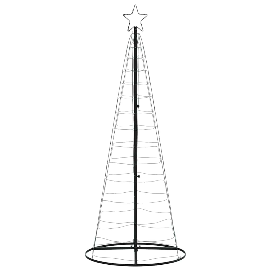 meleg fehér LED karácsonyfa 200 LED 182 cm