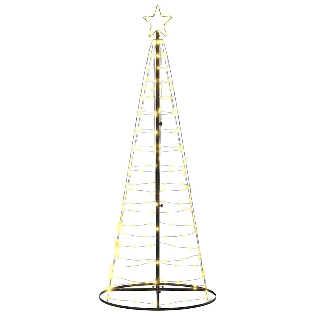 meleg fehér LED karácsonyfa 200 LED 182 cm