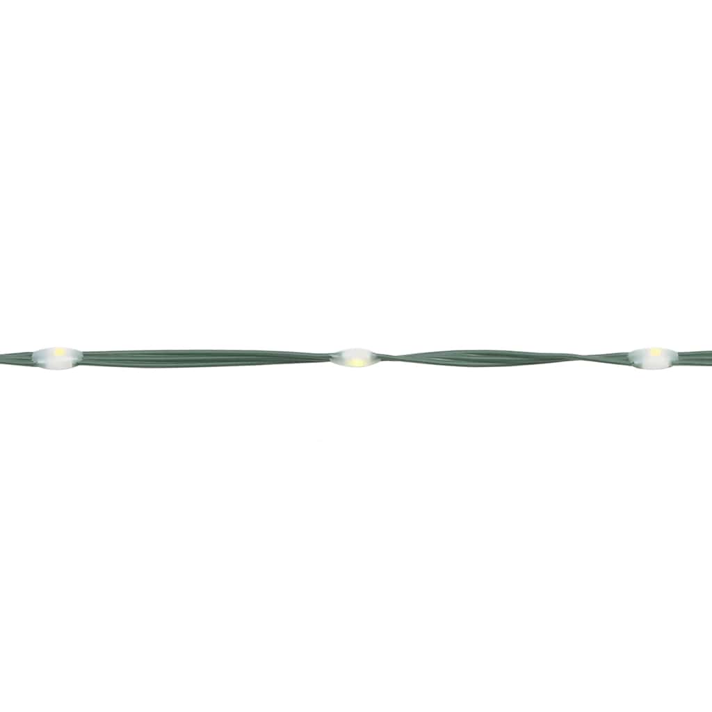 meleg fehér LED karácsonyfa 200 LED 182 cm
