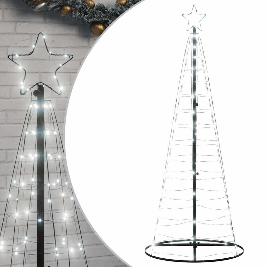 hideg fehér LED karácsonyfa 200 LED 182 cm