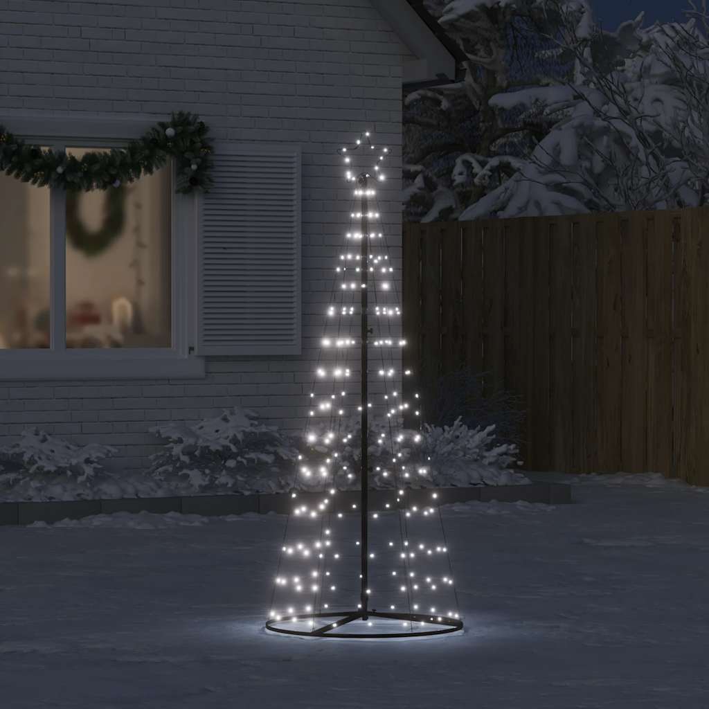 hideg fehér LED karácsonyfa 200 LED 182 cm