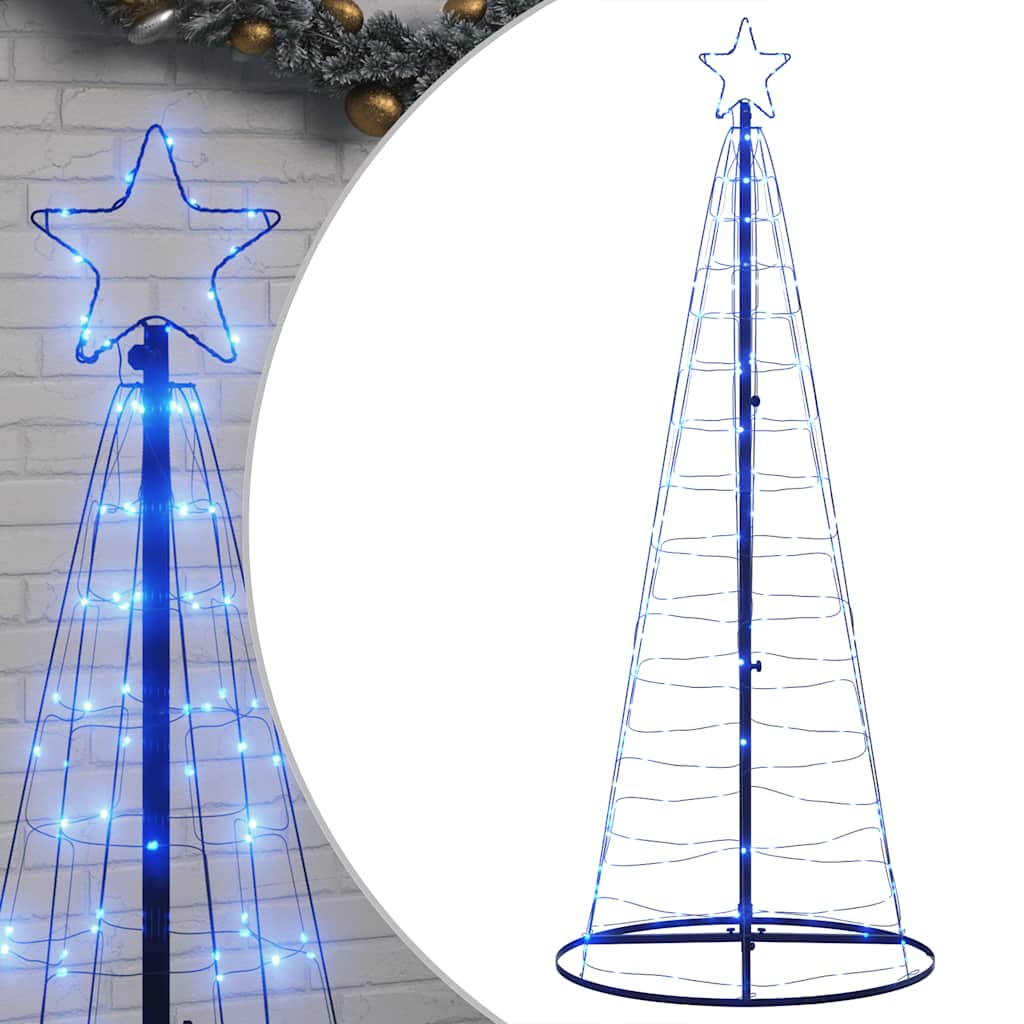 kék LED karácsonyfa 200 LED 182 cm