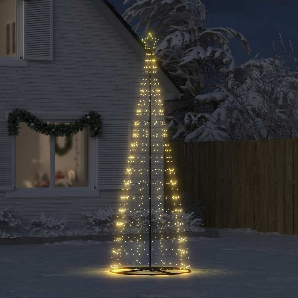meleg fehér LED karácsonyfa 550 LED 304 cm
