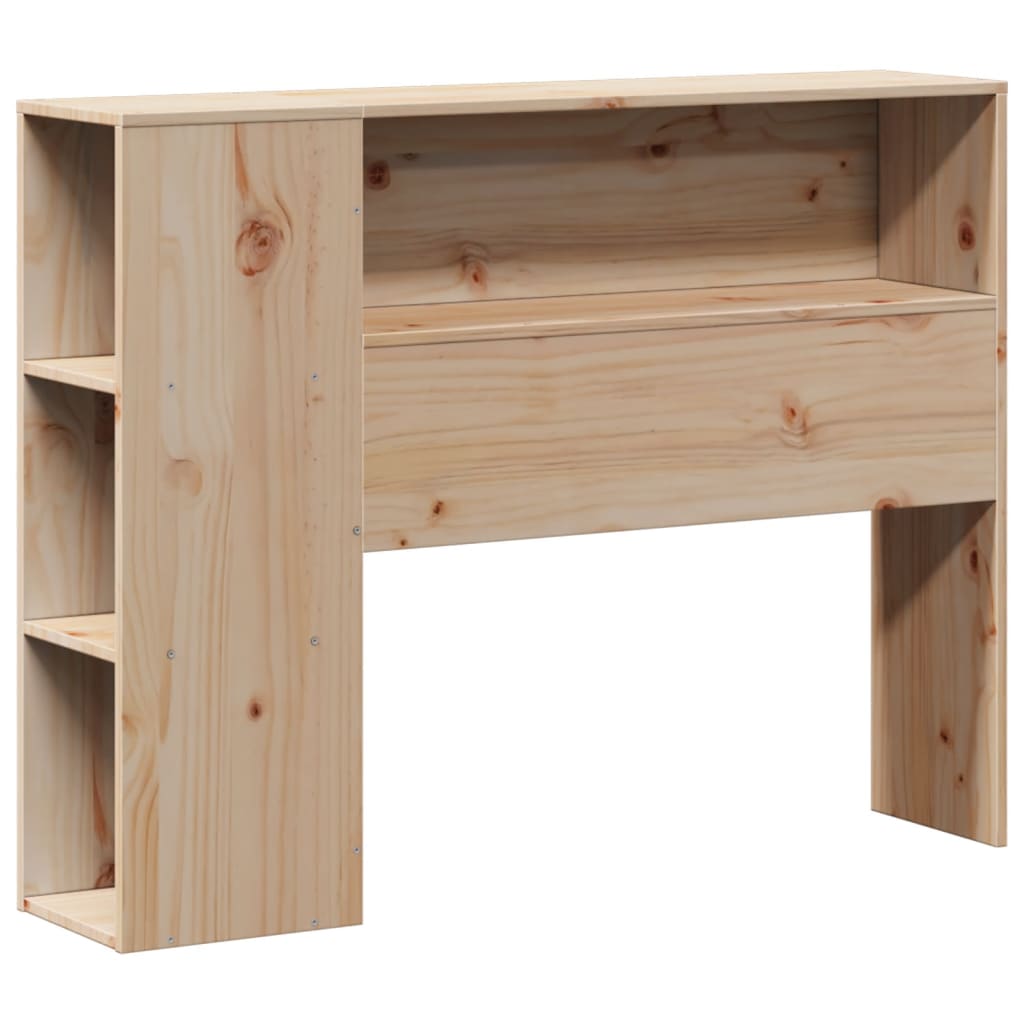 tömör fenyőfa fejtámla tárolóval 75 cm