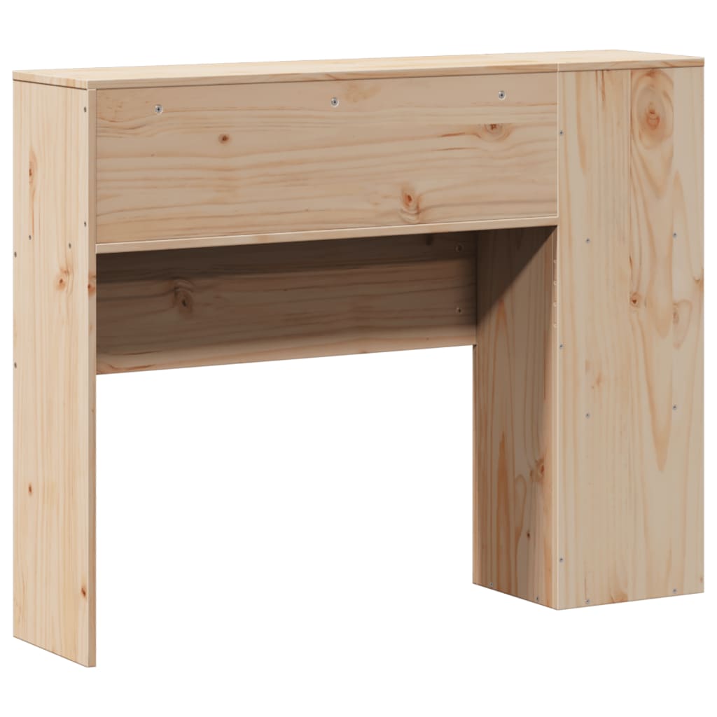 tömör fenyőfa fejtámla tárolóval 75 cm