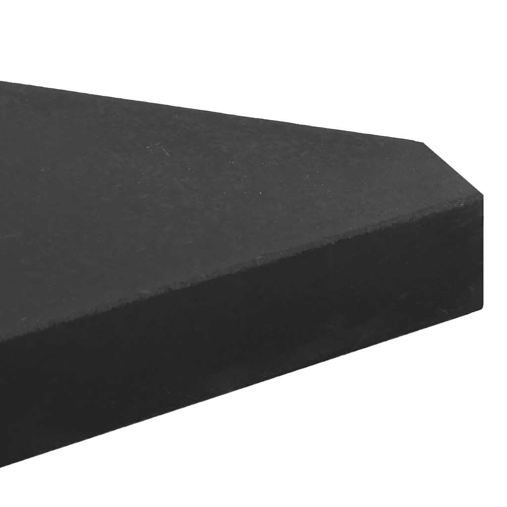 Esernyősúlytányérok 2 db fekete gránit háromszög 14 kg
