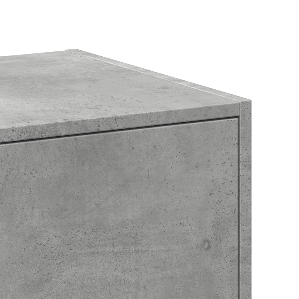 betonszürke szerelt fa patikaszekrény 30 x 41 x 118 cm
