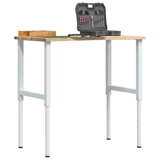 tömör tölgyfa munkapad 100 x 60 x (71,5-98) cm