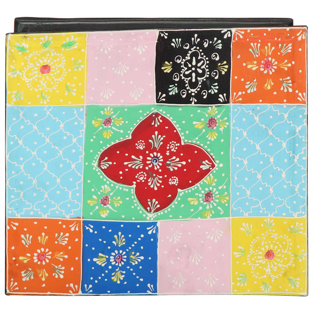 Éjjeliszekrény 2 pcs Sokszínű 40 x 35 x 45 cm tömör mangófa