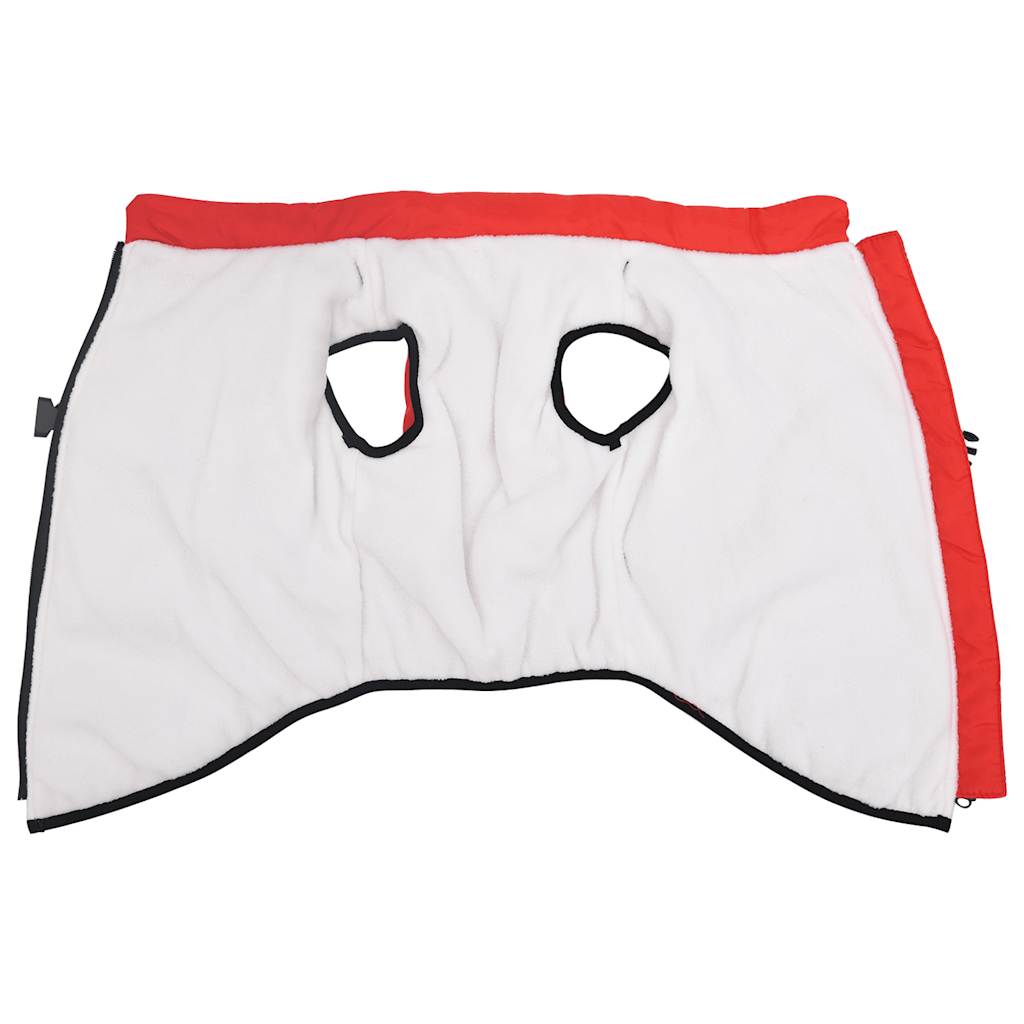 piros kutyakabát hámmal Vízálló fényvisszaverő L44