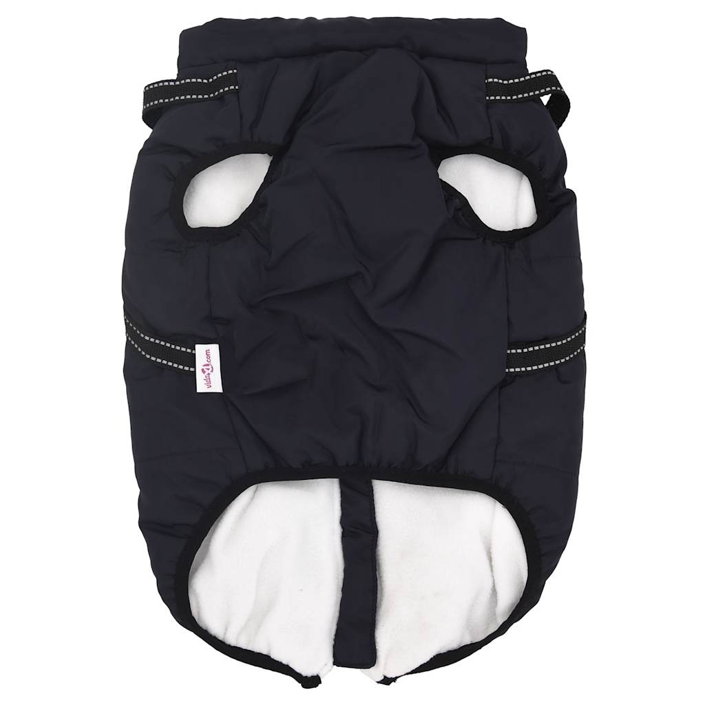 tengerészkék kutyakabát hámmal Vízálló fényvisszaverő L44