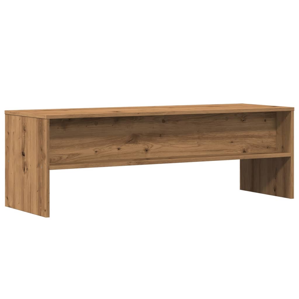 kézműves tölgy színű szerelt fa TV-szekrény 120 x 40 x 40 cm