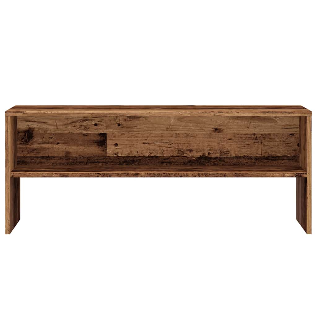 antik hatású szerelt fa TV-szekrény 100 x 40 x 40 cm