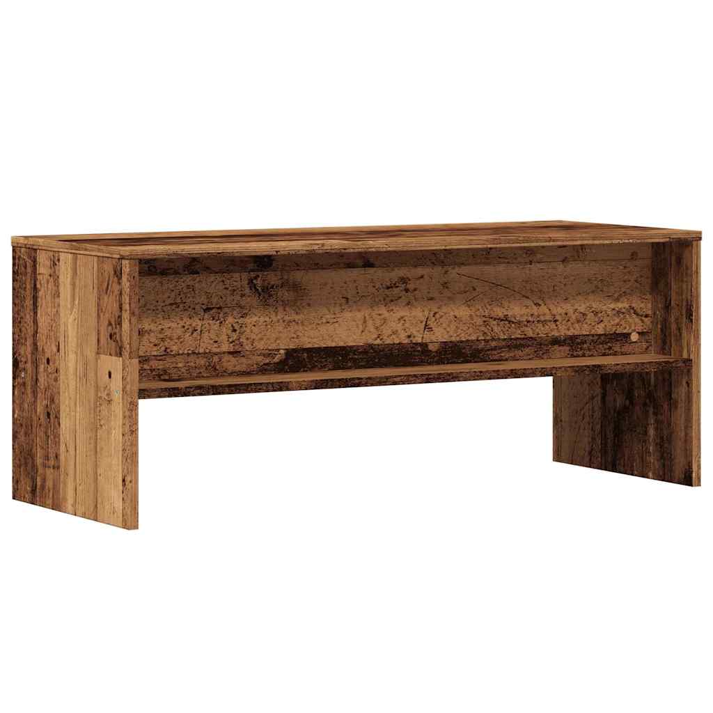 antik hatású szerelt fa TV-szekrény 100 x 40 x 40 cm