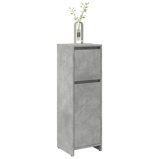 betonszürke forgácslap fürdőszobaszekrény 30 x 30 x 95 cm