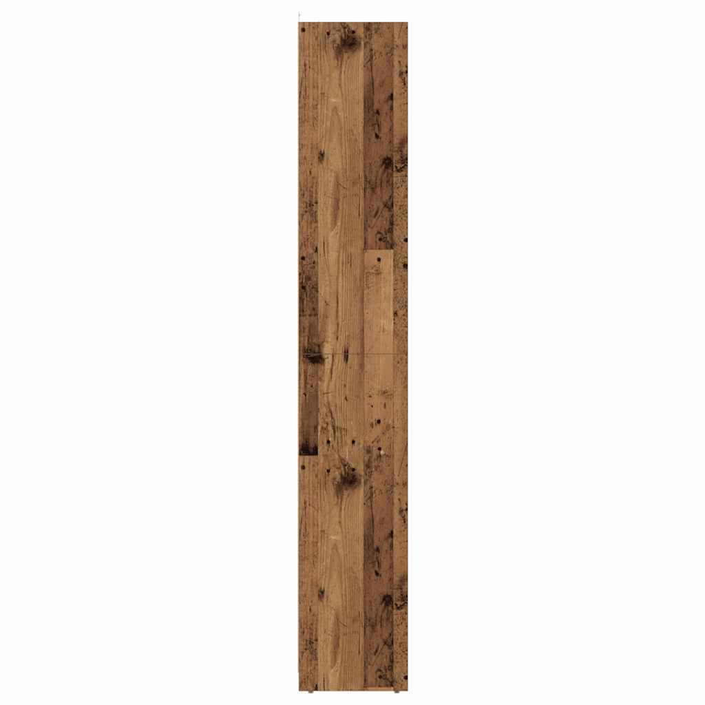 antik fa színű szerelt fa fürdőszobaszekrény 30 x 30 x 183,5 cm